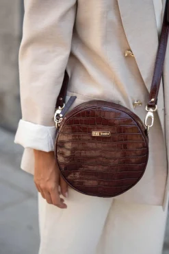 The Code Malas-Bolsa de ombro Olympia Coco bordô Granada