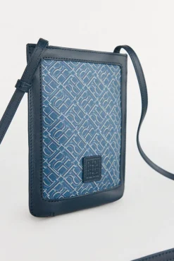 Pedro del Hierro Malas-Bolsa para celular com alça ajustável Azul