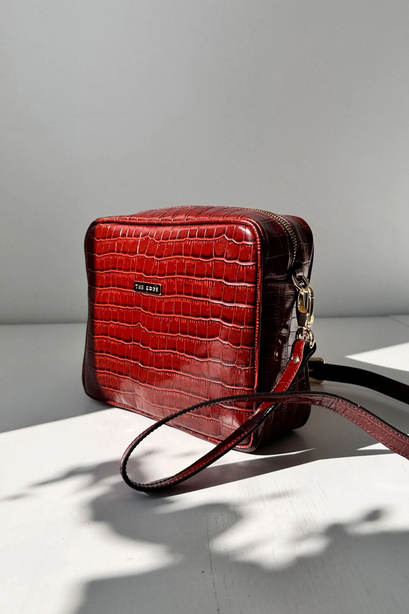 The Code Malas-Bolsa tiracolo Charlotte praliné Castanho