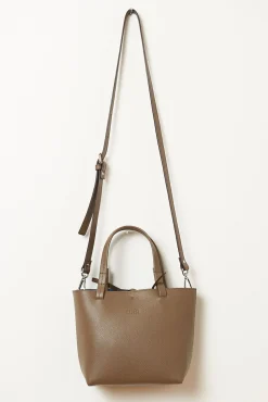 Zubi Malas-Bolsa tote Isak S de pele Tostado