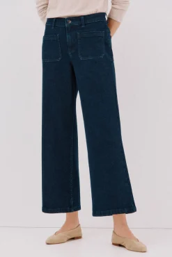 Cortefiel Jeans|Calças-bolsos de calças marinhas Azul