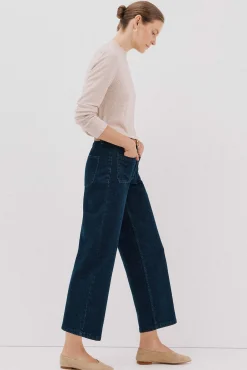 Cortefiel Jeans|Calças-bolsos de calças marinhas Azul