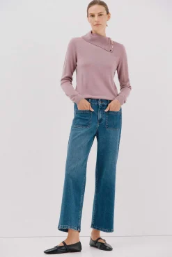 Cortefiel Jeans|Calças-bolsos de calças marinhas Azul