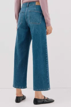 Cortefiel Jeans|Calças-bolsos de calças marinhas Azul