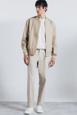 Springfield Casacos-bombardeiro leve bege