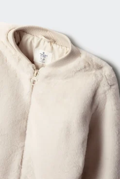 Springfield Kids Sobretudo|Casacos-Bomber de cabelo de menina bege