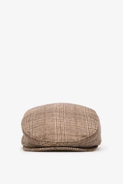 Cortefiel Gorrás-Boné clássico de tecido Castanho