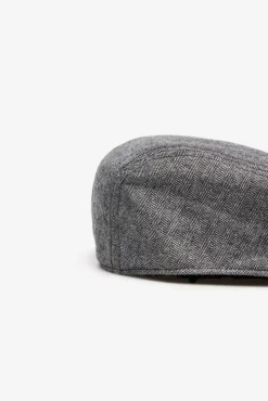 Cortefiel Gorrás-Boné clássico de tecido Cinzento