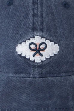 Silbon Gorrás-Boné com patch étnico Azul