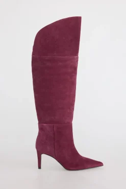 Slowlove Botas|Calçado De Couro-Bota alta croute Granada