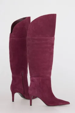 Slowlove Botas|Calçado De Couro-Bota alta croute Granada