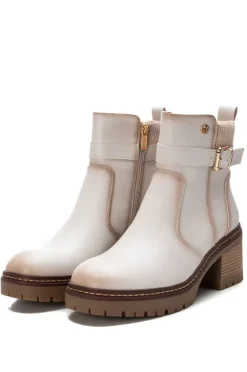 XTI Saltos|Botas-Bota Chelsea bege