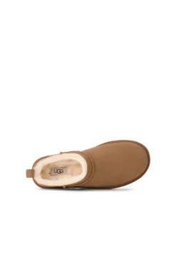 Ugg Botas|Calçado De Couro-Bota Clássica Castanho