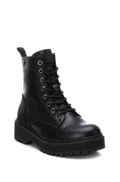 XTI Botas|Botins-Bota de amarrar preto