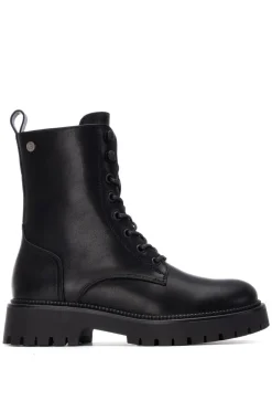XTI Botas|Botins-Bota de amarrar preto