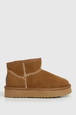 Pepe Jeans Botas-Bota de camurça Dissy vison