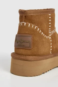 Pepe Jeans Botas-Bota de camurça Dissy vison
