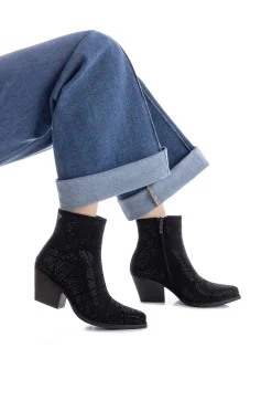 XTI Saltos|Botins-Bota de cowboy com Botins Preto