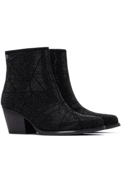 XTI Saltos|Botins-Bota de cowboy com Botins Preto