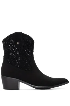 XTI Botas|Botas Cowboy-Bota de cowboy com tachas preto