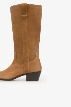 Cortefiel Botas|Saltos-Bota de cowboy de croute Castanho