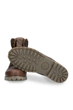 Panama Jack Botas-Bota de homem em pele napa Castanho