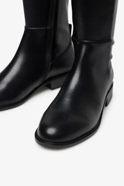 Cortefiel Saltos|Botas-Bota elástica alta Preto