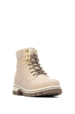 XTI Botas-Bota estilo militar bege