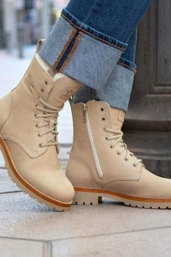 Panama Jack Saltos|Botas-Bota feminina baixa Tostado