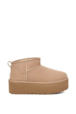 Ugg Saltos|Botas-Bota Plataforma Ultra Clássica Marrom