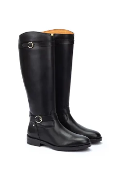Pikolinos Botas|Calçado De Couro-Botas Preto