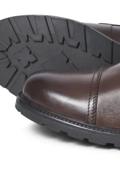 Jack & Jones Botas-Botas altas de couro castanho