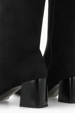 Lodi Saltos|Botas-Botas de camurça com salto Preto