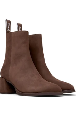 Camper Botas|Calçado De Couro-Botas de couro de cano meia preto