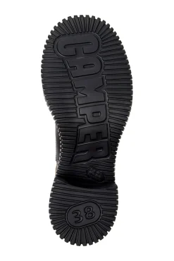 Camper Botas|Calçado De Couro-Botas de couro de cano meia preto