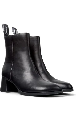 Camper Botas|Calçado De Couro-Botas de couro de cano meia castanho