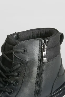 Comfeet Botas-Botas de couro de montanha Preto