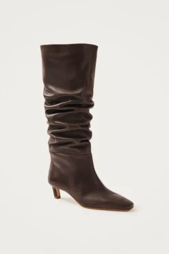 Alohas Botas-Botas de couro Kalila Castanho