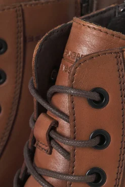 Jack & Jones Botas-Botas de couro para homem cru