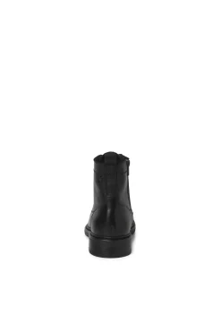Jack & Jones Botas-Botas de couro para homem preto