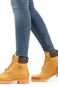 Panama Jack Saltos|Botas-Botas de pele com forro de pele Castanho