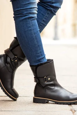 Panama Jack Saltos|Botas-Botas de pele com forro de pele quente Preto