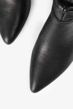 Popa Botas|Calçado De Couro-Botas feminina Nirvana Napa Preto