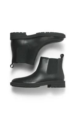 Jack & Jones Botas-Botim Chelsea de couro Preto