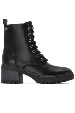 XTI Saltos|Botins-Botim com cordões Preto