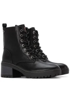 XTI Saltos|Botins-Botim com cordões Preto