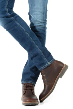 Panama Jack Botas|Botins-Botim de homem em pele napa Castanho