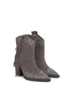 Alma en Pena Saltos|Botins-Botins com franjas laterais Cinzento