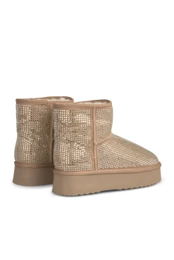 Alma en Pena Botins-Botins de cabelo com pedraria Tostado