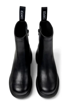 Camper Botas-Botins de couro preto